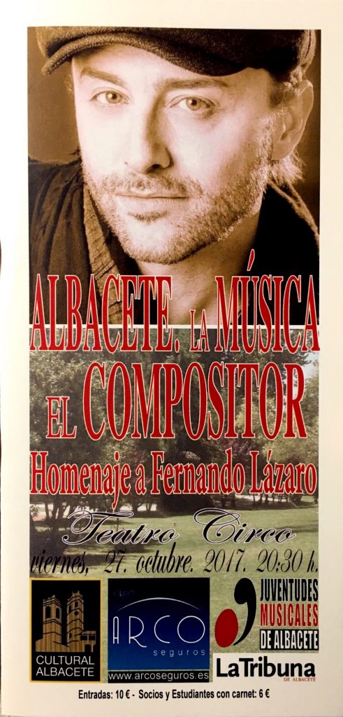 Homenaje al compositor Fernando Lázaro | AMCC - Asociación ...