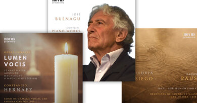 Buenagu, Paús y Hernáez, tres monográficos de Novus Promúsica